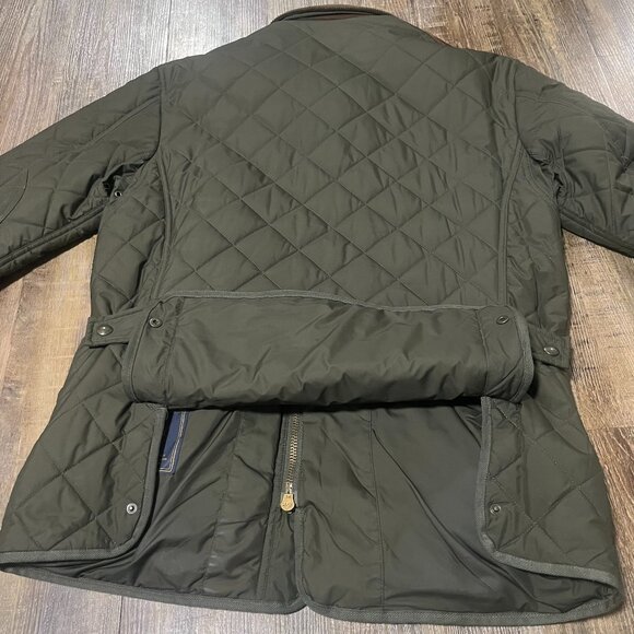 Ralph Lauren Polo Club Quilted Jacket - Olive Green - Men’s Medium - Picture 8 of 16